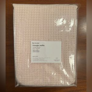 West Elm, Light Pink/Cream Shower Curtain